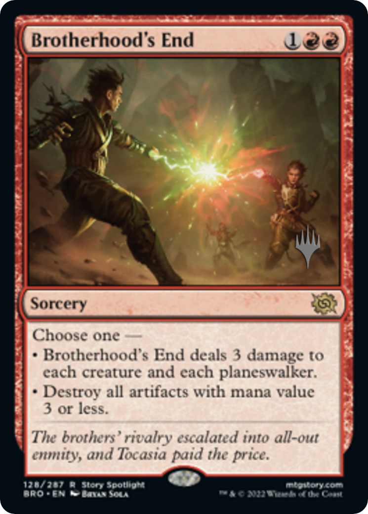 Brotherhood's End (Promo Pack) [The Brothers' War Promos] | Tabernacle Games