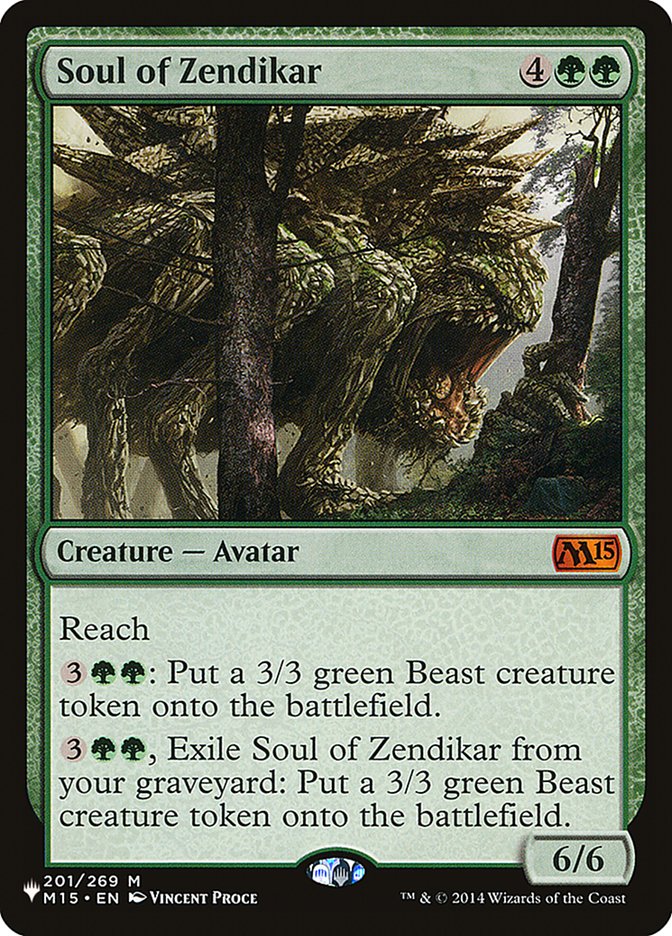 Soul of Zendikar [The List] | Tabernacle Games