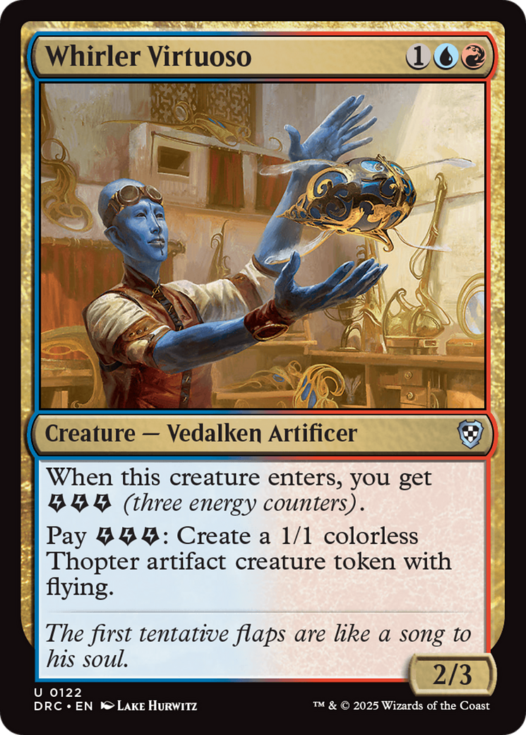 Whirler Virtuoso [Aetherdrift Commander] | Tabernacle Games