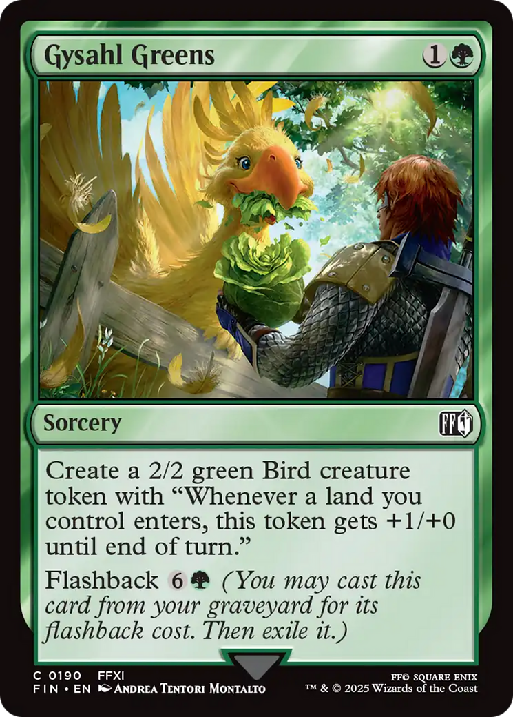 Gysahl Greens [FINAL FANTASY] | Tabernacle Games