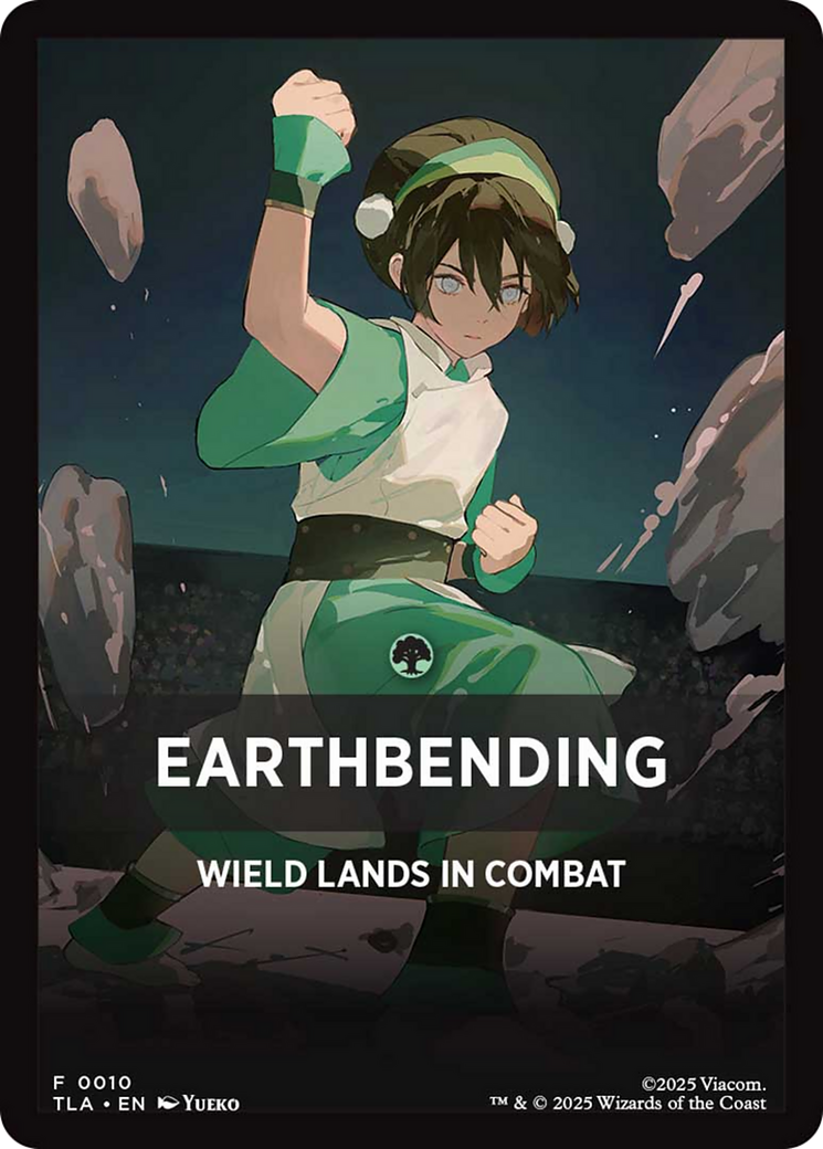 Earthbending Theme Card [Avatar: The Last Airbender Tokens] | Tabernacle Games