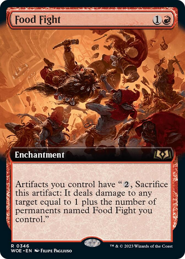 Food Fight (Extended Art) [Wilds of Eldraine] | Tabernacle Games