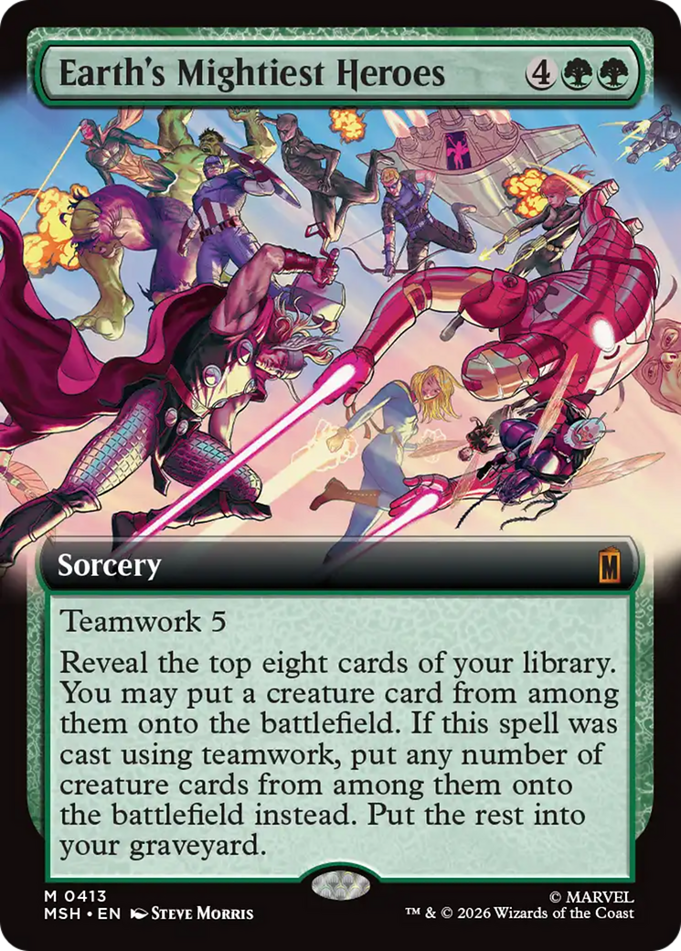 Earth's Mightiest Heroes (Extended Art) [Marvel Super Heroes] | Tabernacle Games