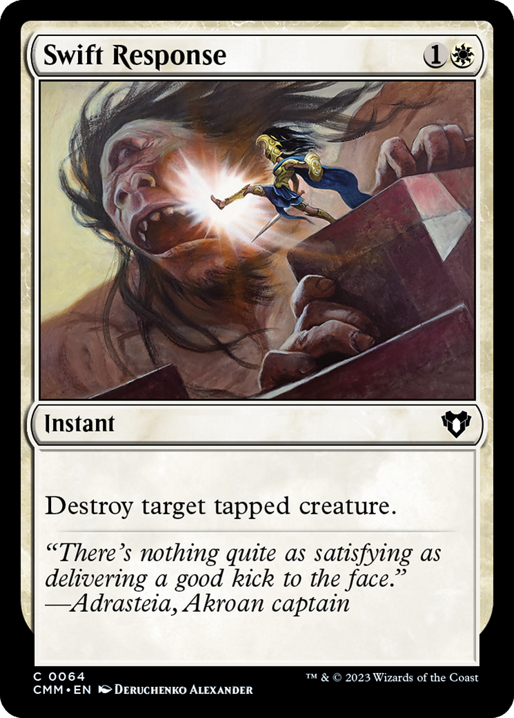 Swift Response [Commander Masters] | Tabernacle Games