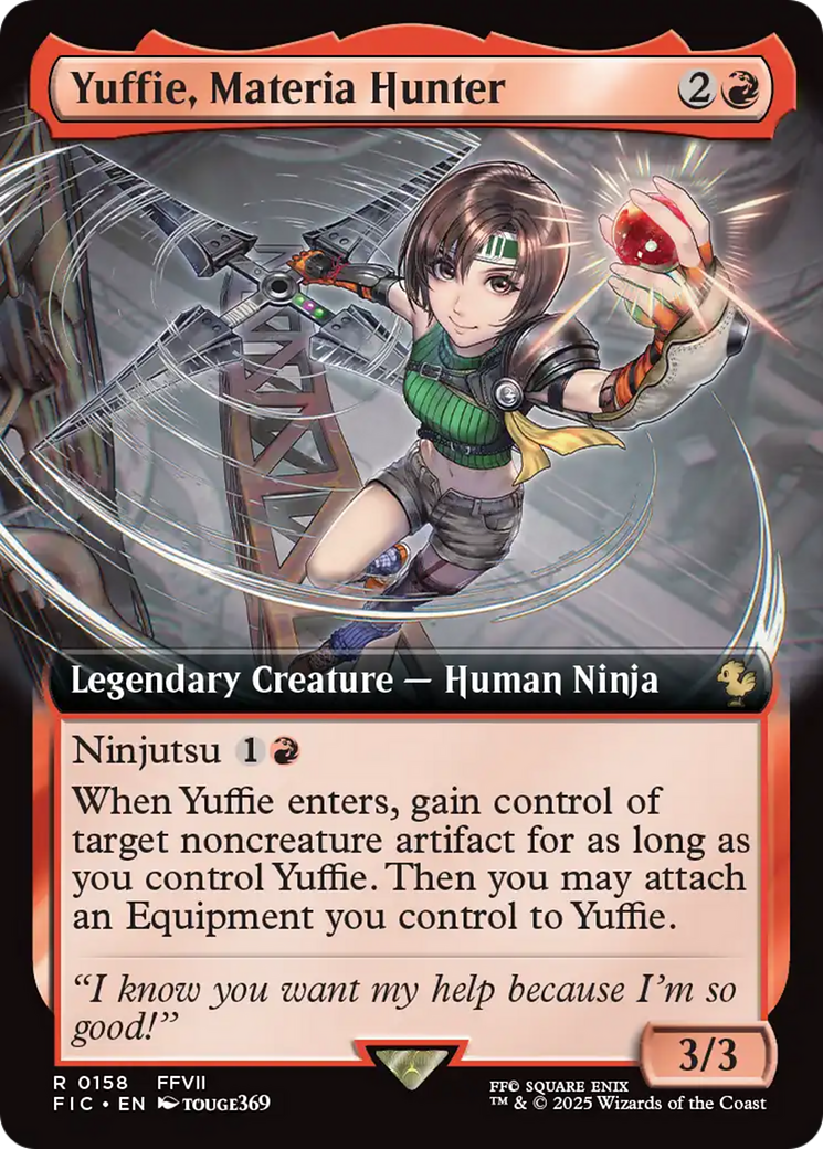 Yuffie, Materia Hunter (Extended Art) [FINAL FANTASY Commander] | Tabernacle Games
