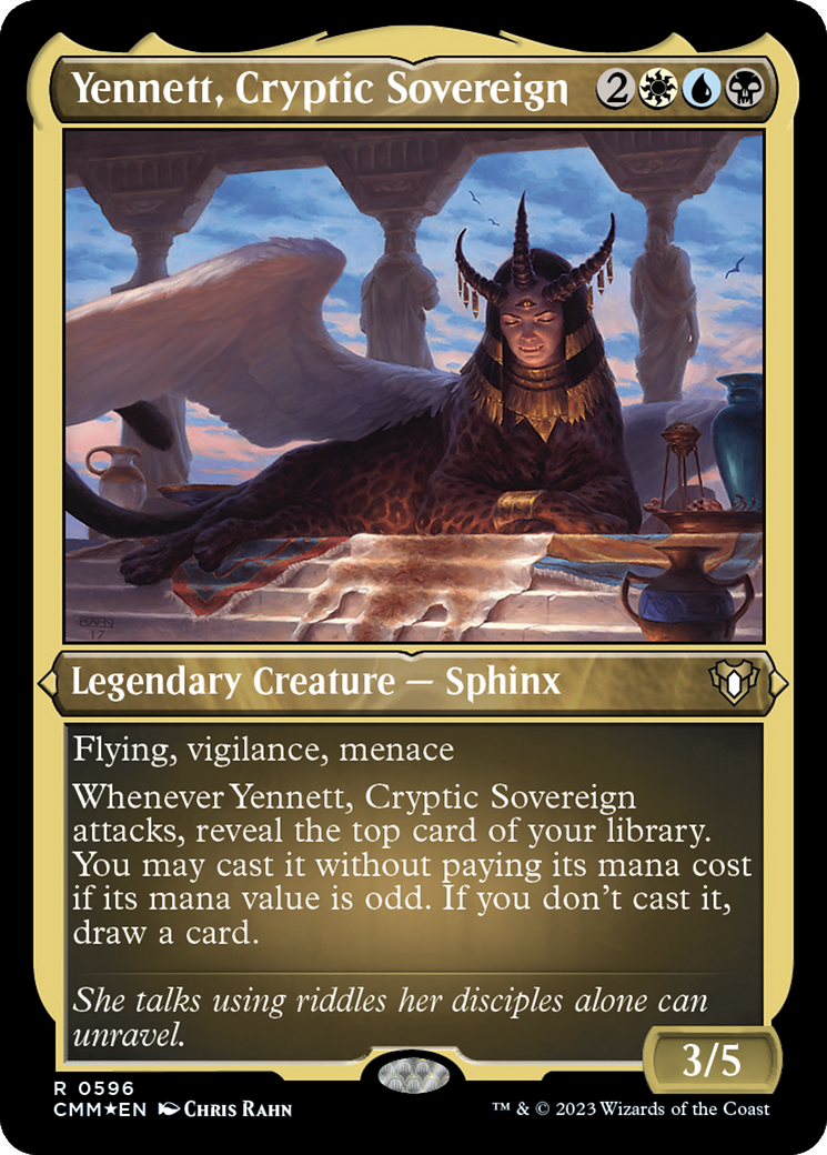 Yennett, Cryptic Sovereign (Foil Etched) [Commander Masters] | Tabernacle Games