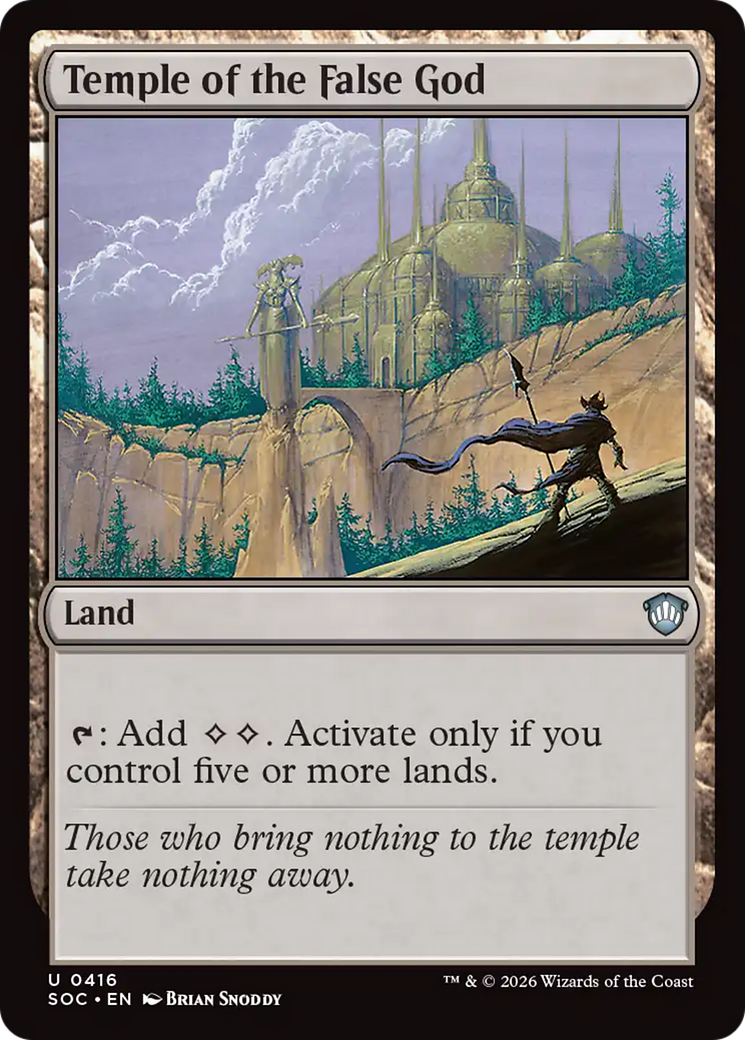 Temple of the False God [Secrets of Strixhaven Commander] | Tabernacle Games