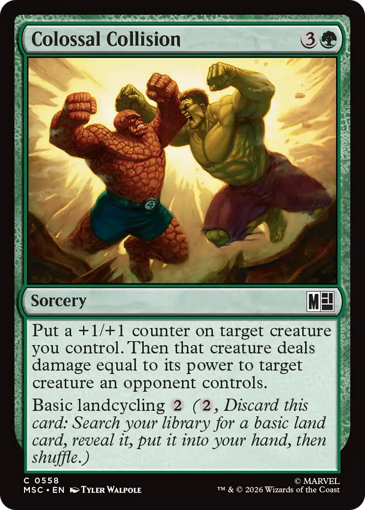 Colossal Collision [Marvel Super Heroes Commander] | Tabernacle Games