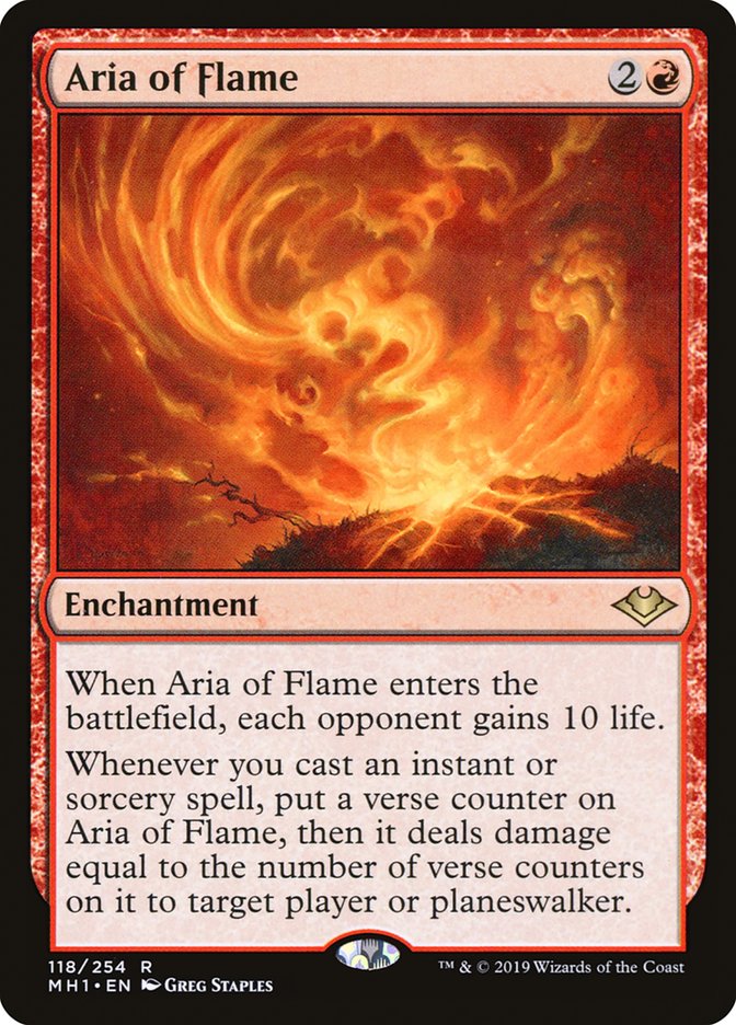 Aria of Flame [Modern Horizons] | Tabernacle Games