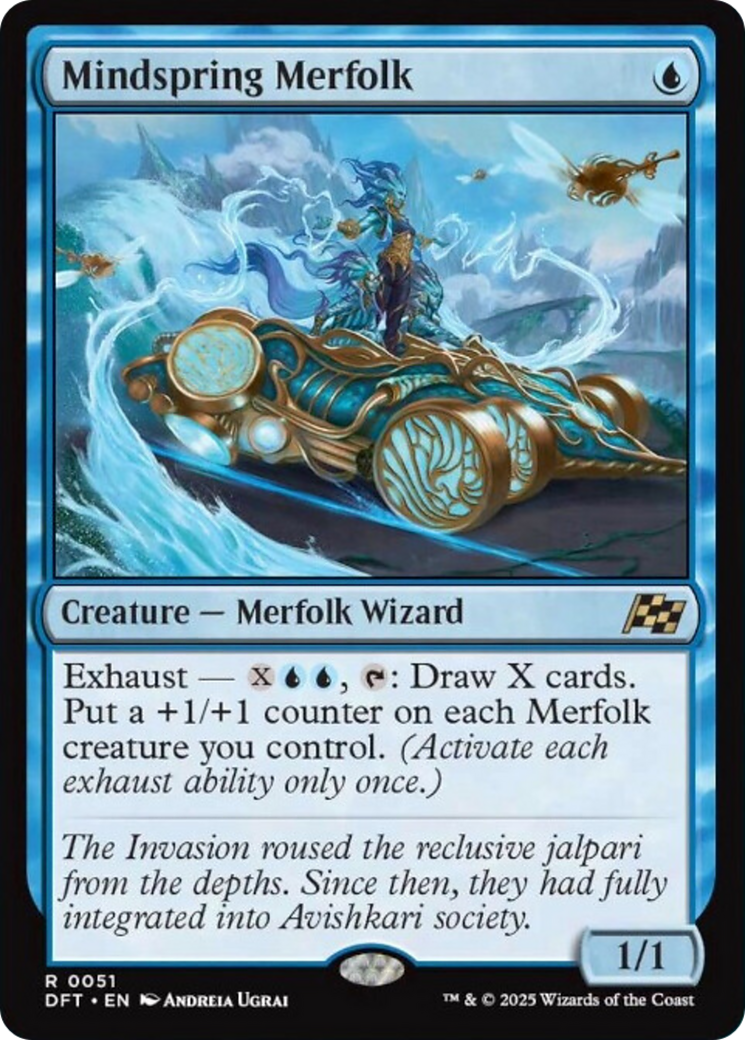 Mindspring Merfolk [Aetherdrift] | Tabernacle Games