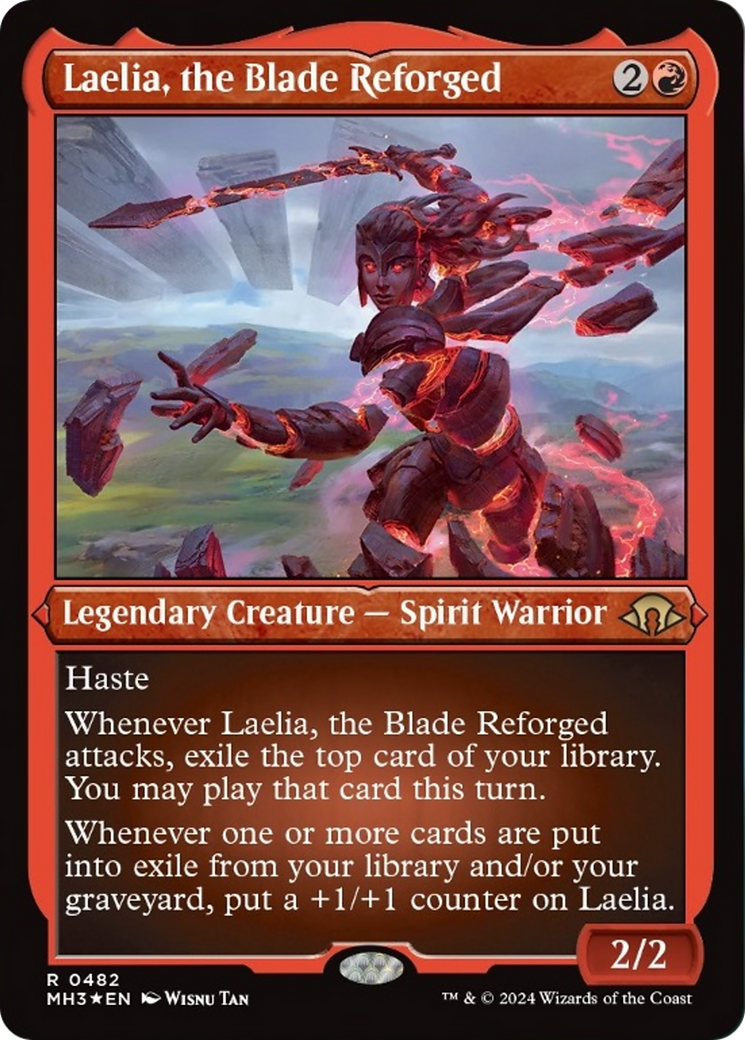 Laelia, the Blade Reforged (Foil Etched) [Modern Horizons 3] | Tabernacle Games