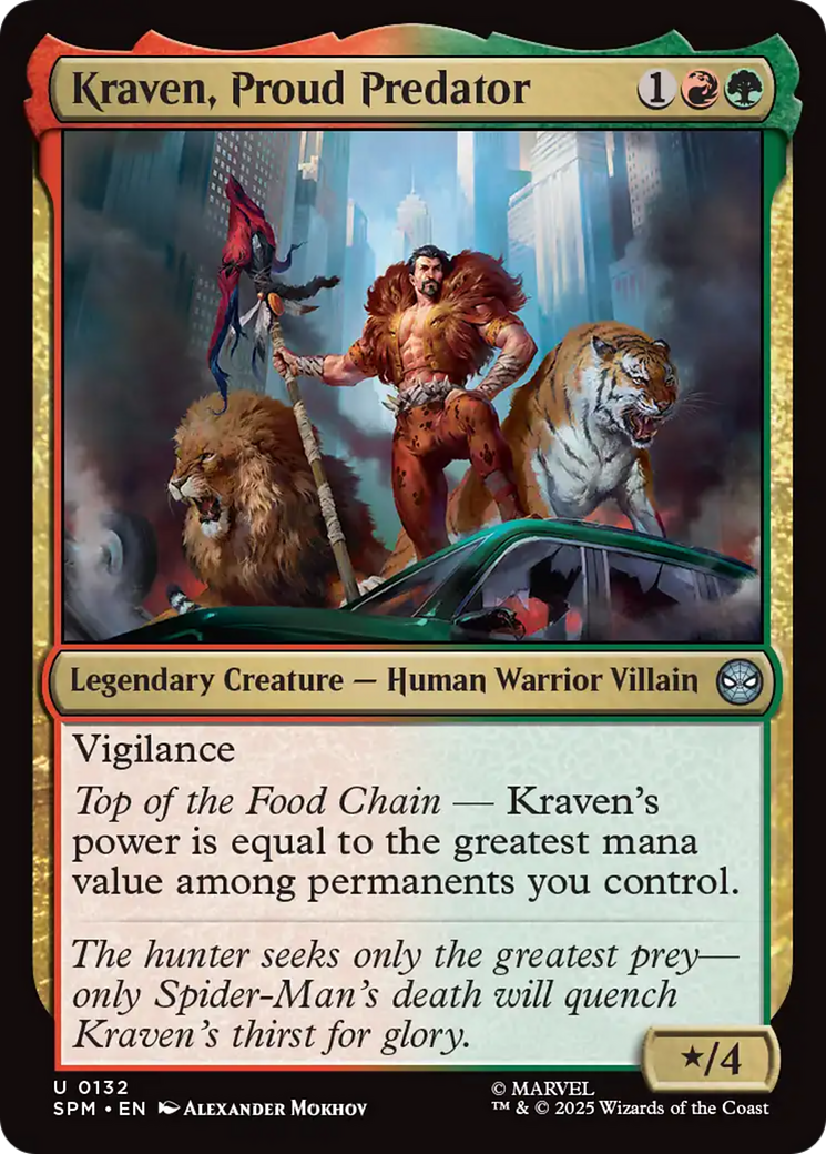 Kraven, Proud Predator [Marvel's Spider-Man] | Tabernacle Games
