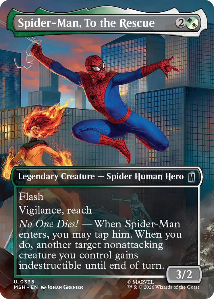 Spider-Man, To the Rescue (Borderless) [Marvel Super Heroes] | Tabernacle Games