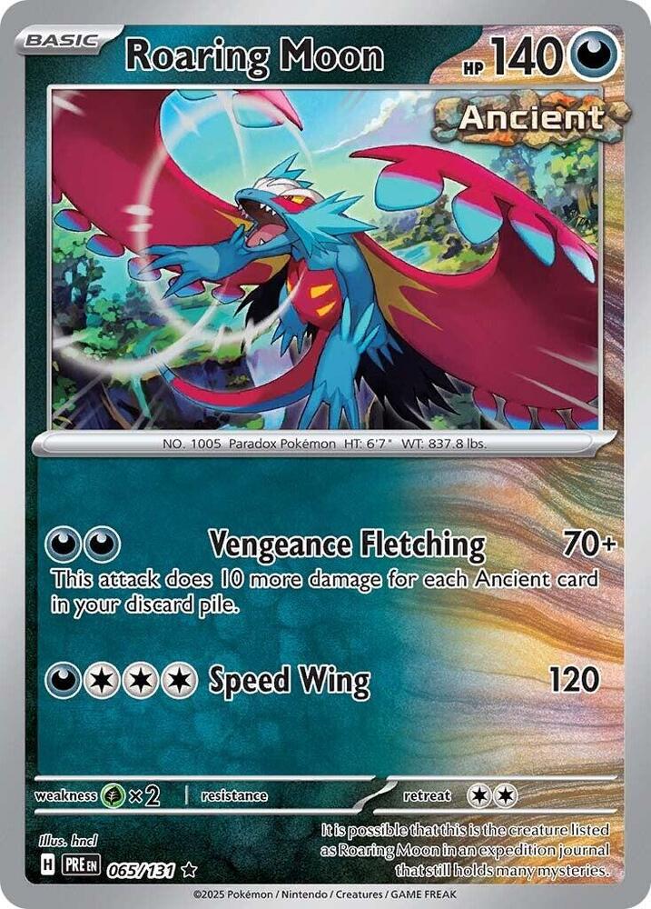 Roaring Moon (065/131) [Scarlet & Violet: Prismatic Evolutions] | Tabernacle Games