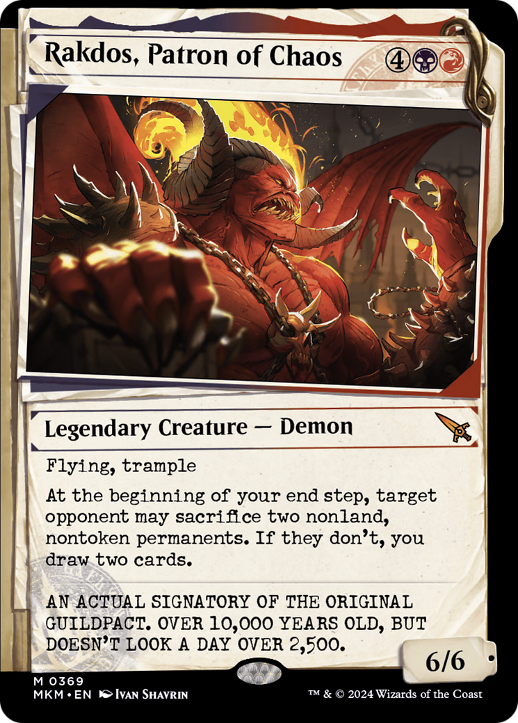Rakdos, Patron of Chaos (Showcase) (0369) [Murders at Karlov Manor] | Tabernacle Games