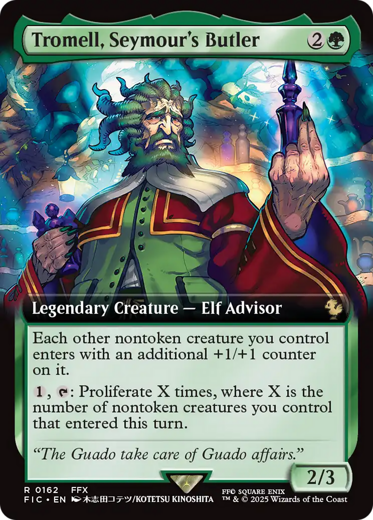 Tromell, Seymour's Butler (Extended Art) [FINAL FANTASY Commander] | Tabernacle Games