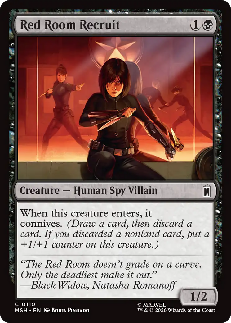Red Room Recruit [Marvel Super Heroes] | Tabernacle Games