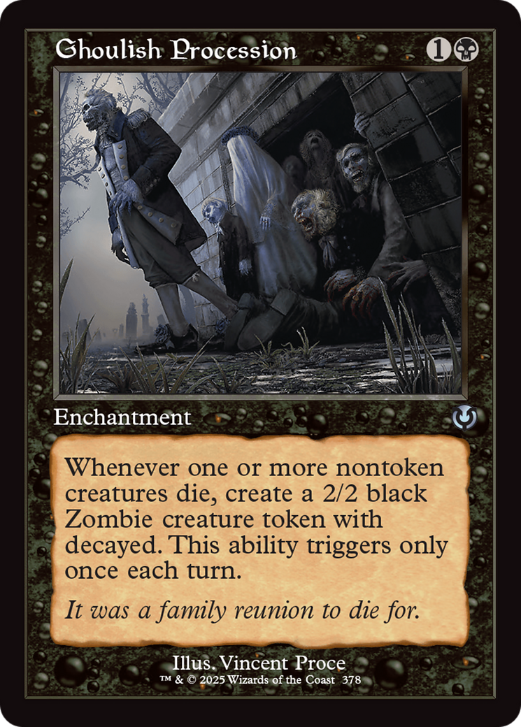 Ghoulish Procession (Retro Frame) [Innistrad Remastered] | Tabernacle Games