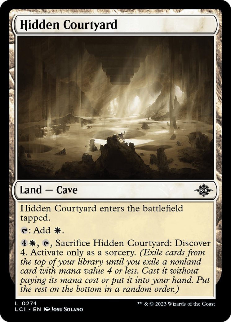 Hidden Courtyard [The Lost Caverns of Ixalan] | Tabernacle Games