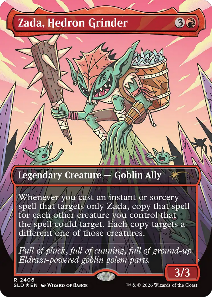 Zada, Hedron Grinder (Display Commander) - Thick Stock [Secret Lair Drop Series] | Tabernacle Games