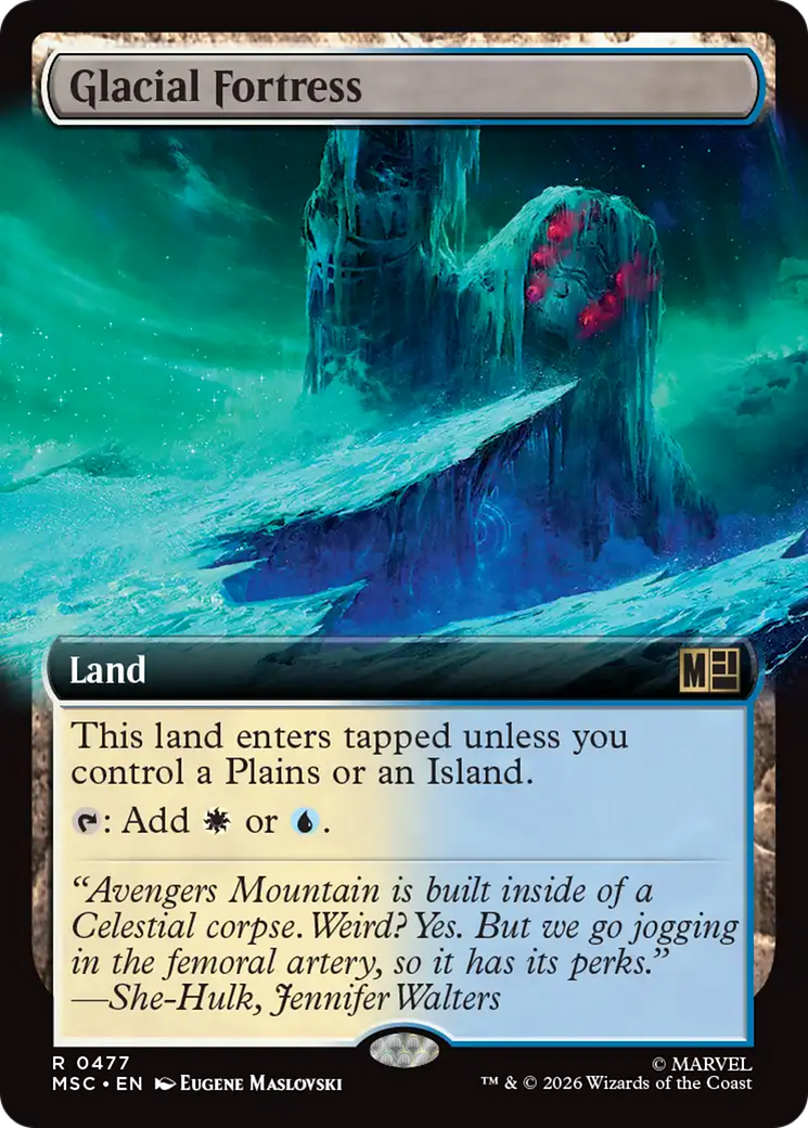 Glacial Fortress (Extended Art) [Marvel Super Heroes Commander] | Tabernacle Games