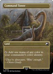 Command Tower // Commander Tower (Borderless) [Jurassic World Collection] | Tabernacle Games