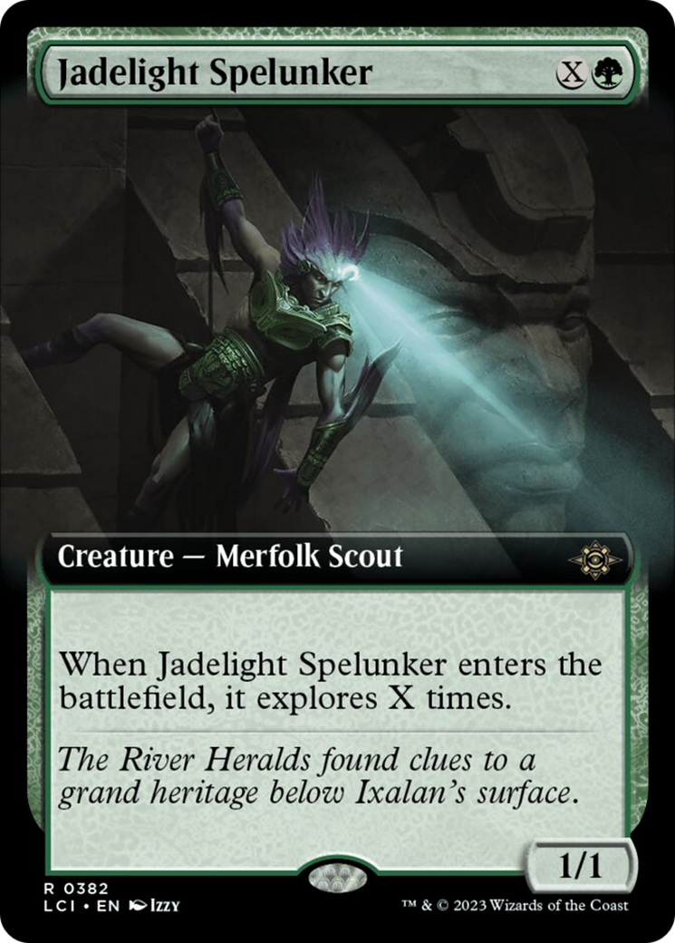 Jadelight Spelunker (Extended Art) [The Lost Caverns of Ixalan] | Tabernacle Games