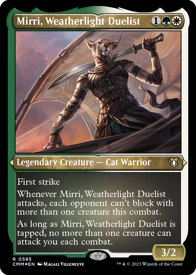 Mirri, Weatherlight Duelist (Foil Etched) [Commander Masters] | Tabernacle Games