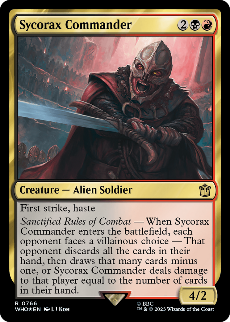 Sycorax Commander (Surge Foil) [Doctor Who] | Tabernacle Games