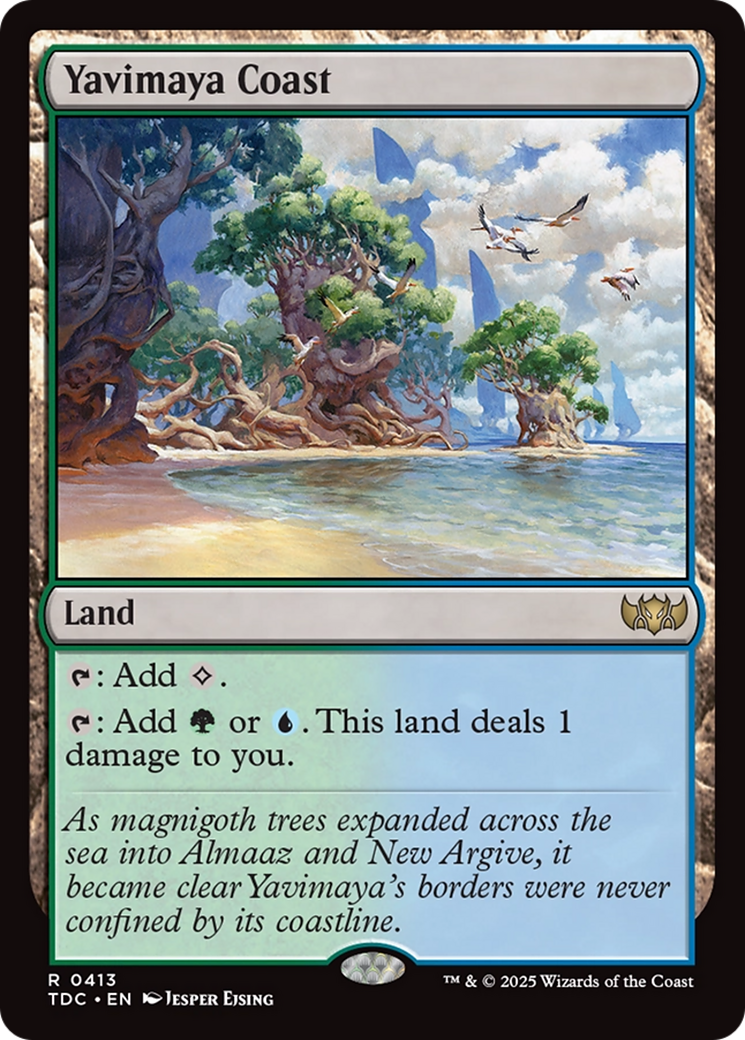Yavimaya Coast [Tarkir: Dragonstorm Commander] | Tabernacle Games