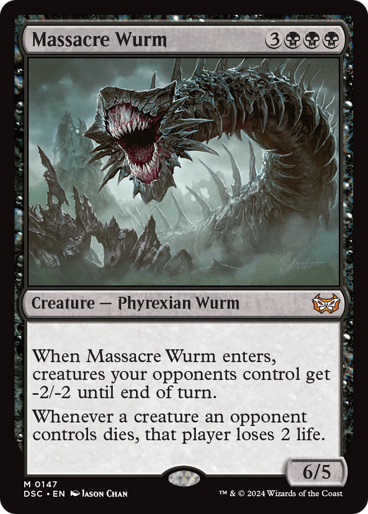 Massacre Wurm [Duskmourn: House of Horror Commander] | Tabernacle Games