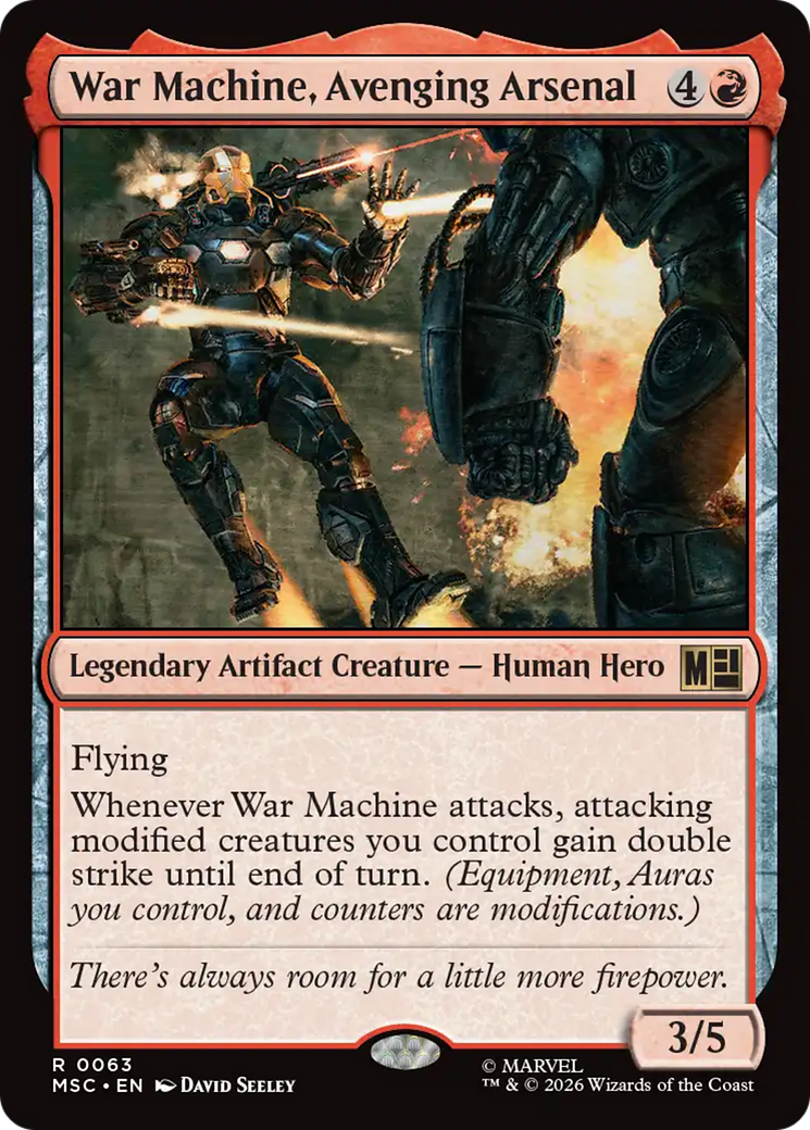 War Machine, Avenging Arsenal [Marvel Super Heroes Commander] | Tabernacle Games