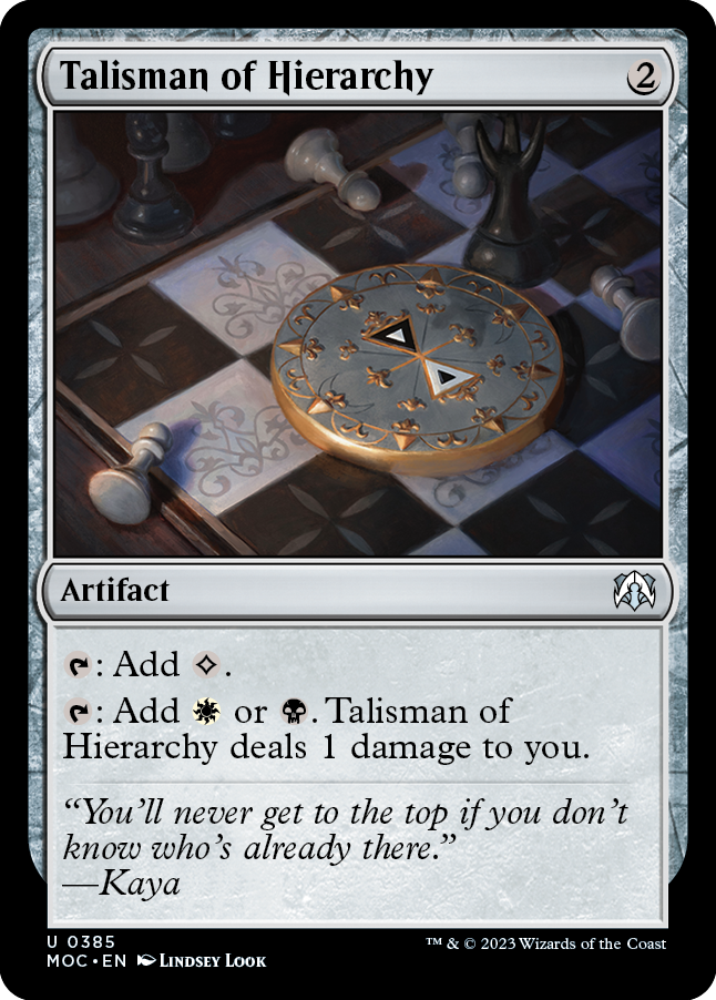 Talisman of Hierarchy [March of the Machine Commander] | Tabernacle Games