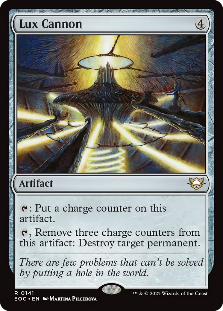 Lux Cannon [Edge of Eternities Commander] | Tabernacle Games