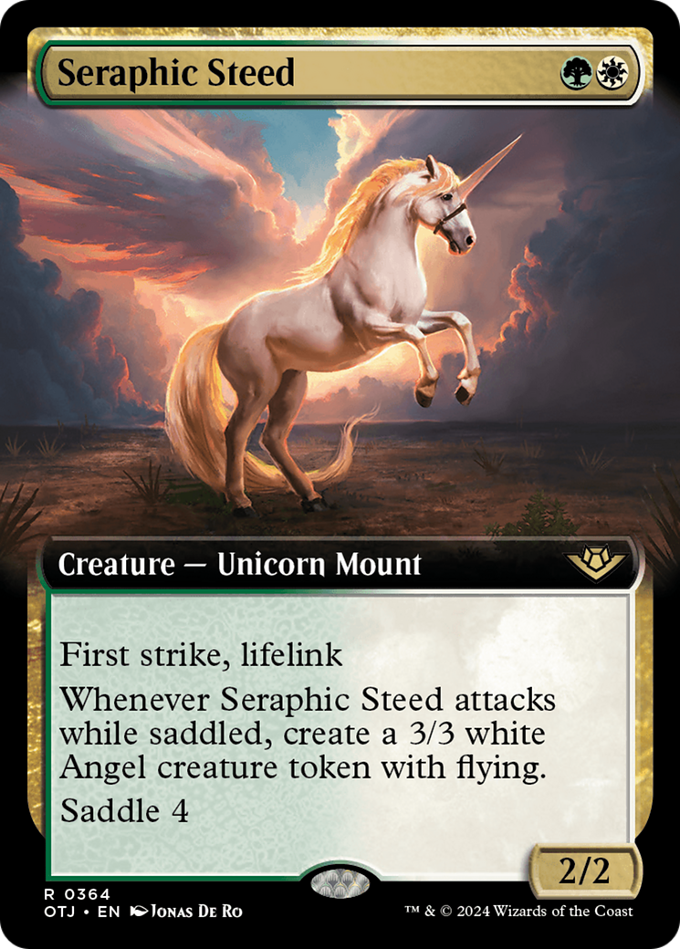 Seraphic Steed (Extended Art) [Outlaws of Thunder Junction] | Tabernacle Games