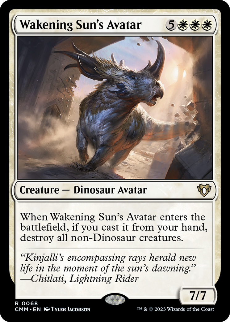 Wakening Sun's Avatar [Commander Masters] | Tabernacle Games