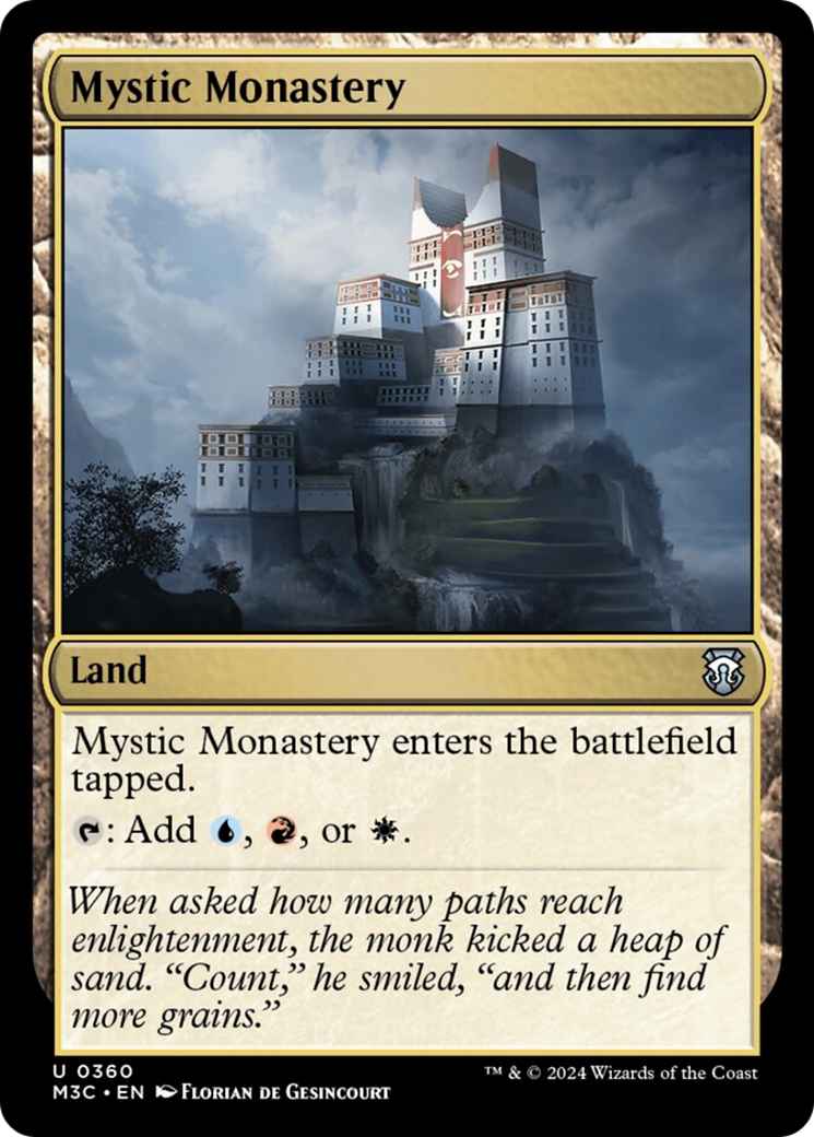 Mystic Monastery (Ripple Foil) [Modern Horizons 3 Commander] | Tabernacle Games