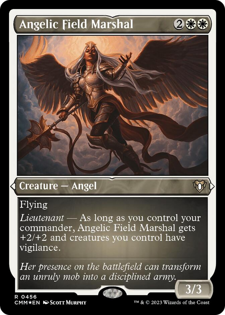 Angelic Field Marshal (Foil Etched) [Commander Masters] | Tabernacle Games