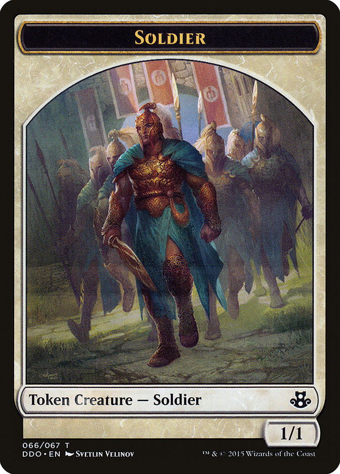 Soldier Token [Duel Decks: Elspeth vs. Kiora] | Tabernacle Games