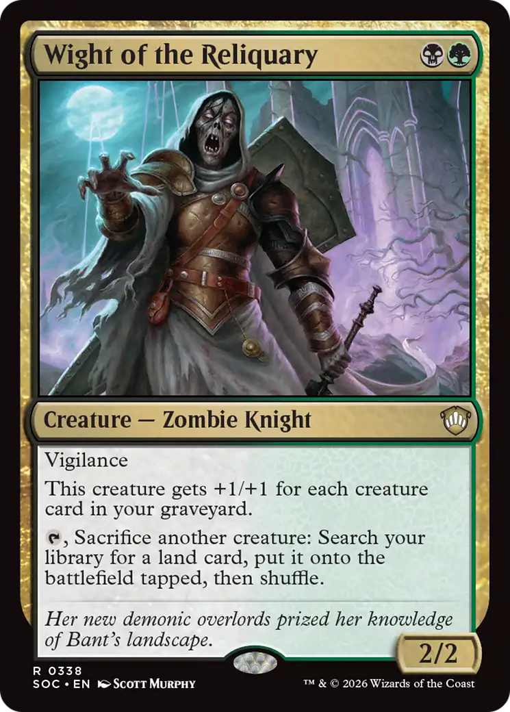 Wight of the Reliquary [Secrets of Strixhaven Commander] | Tabernacle Games