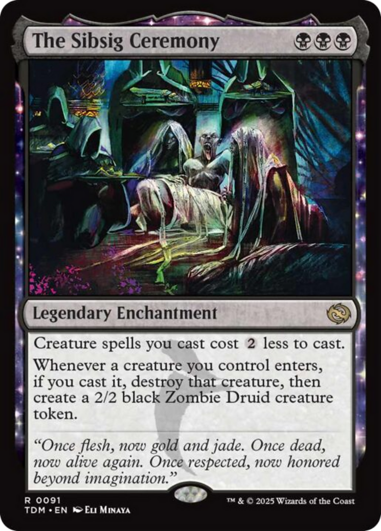 The Sibsig Ceremony [Tarkir: Dragonstorm] | Tabernacle Games
