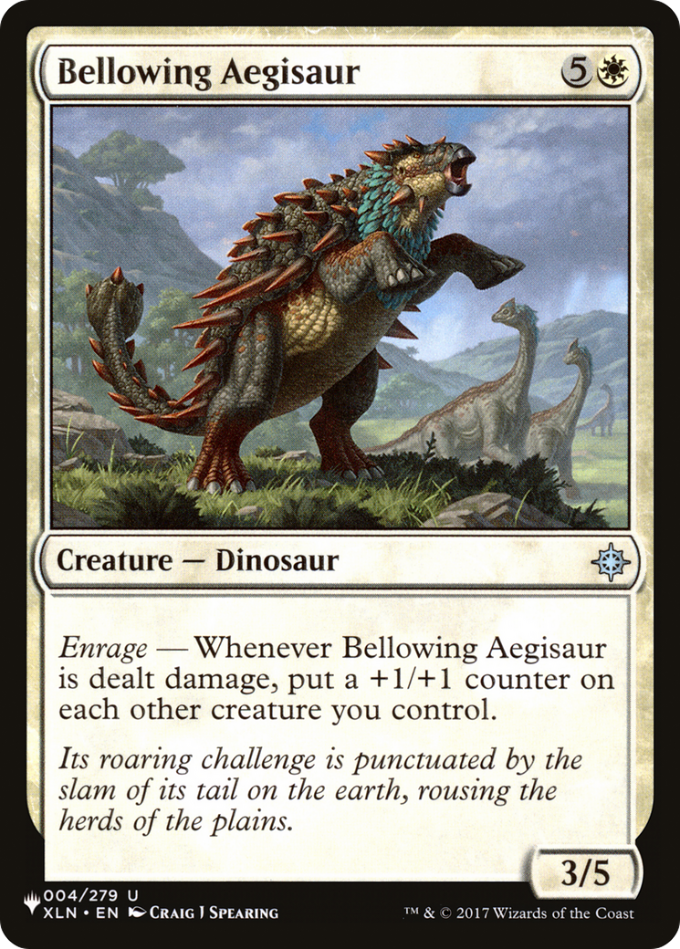 Bellowing Aegisaur [The List Reprints] | Tabernacle Games