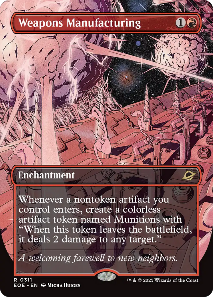 Weapons Manufacturing (Borderless) [Edge of Eternities] | Tabernacle Games