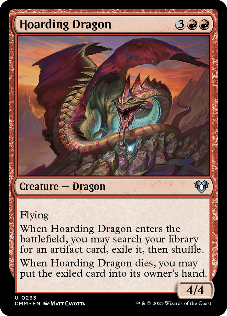 Hoarding Dragon [Commander Masters] | Tabernacle Games