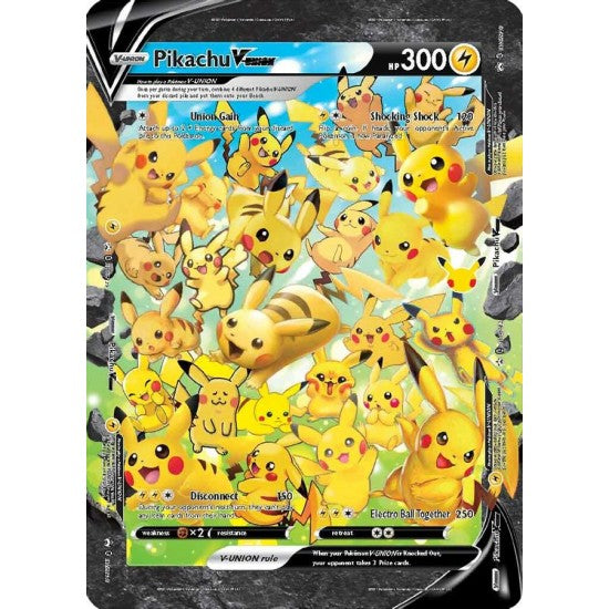 Pikachu V-UNION (Jumbo Card) [Sword & Shield: Black Star Promos] | Tabernacle Games