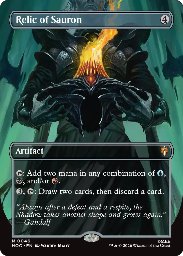Relic of Sauron (Borderless) [The Hobbit: Eternal-Legal] | Tabernacle Games