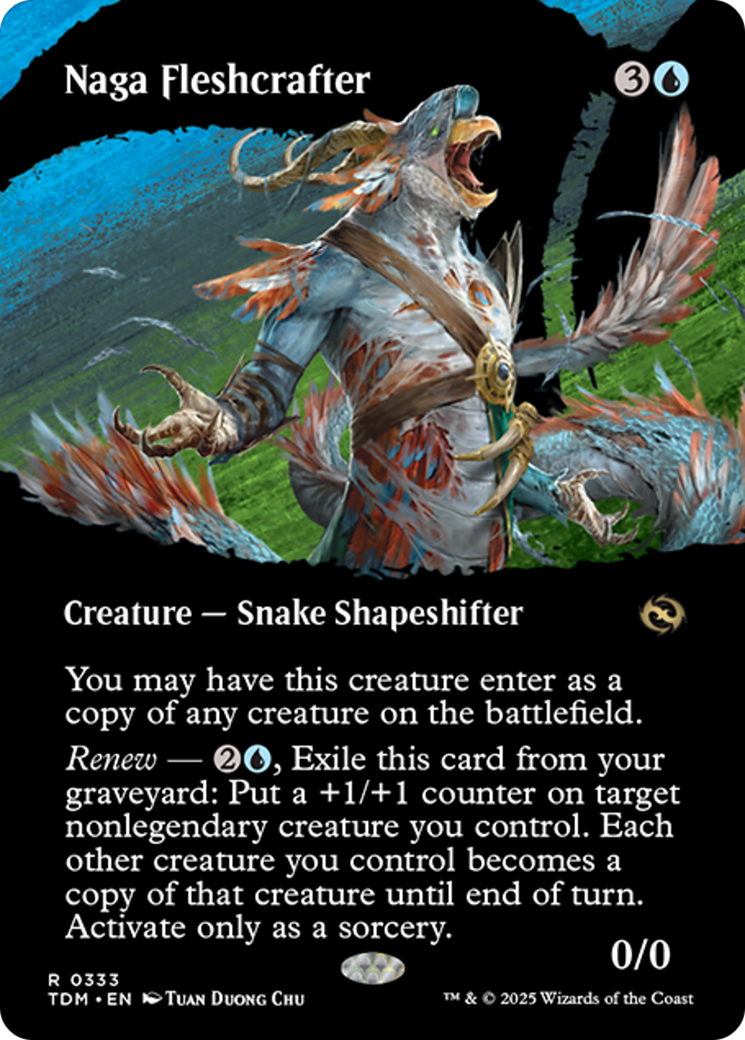 Naga Fleshcrafter (Borderless) [Tarkir: Dragonstorm] | Tabernacle Games