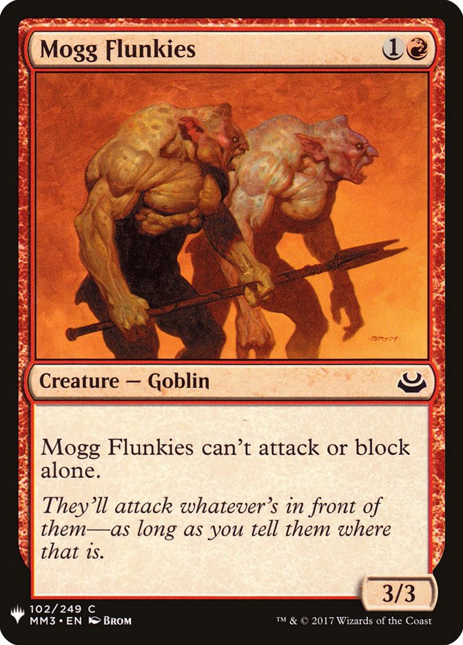 Mogg Flunkies [Mystery Booster] | Tabernacle Games