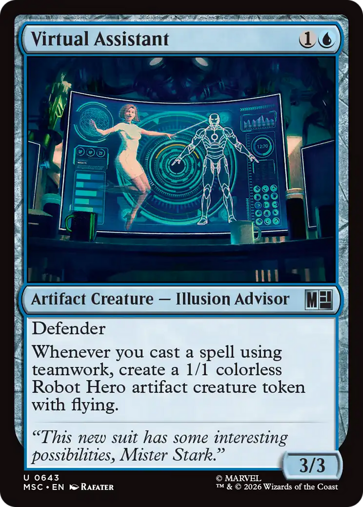 Virtual Assistant [Marvel Super Heroes Commander] | Tabernacle Games
