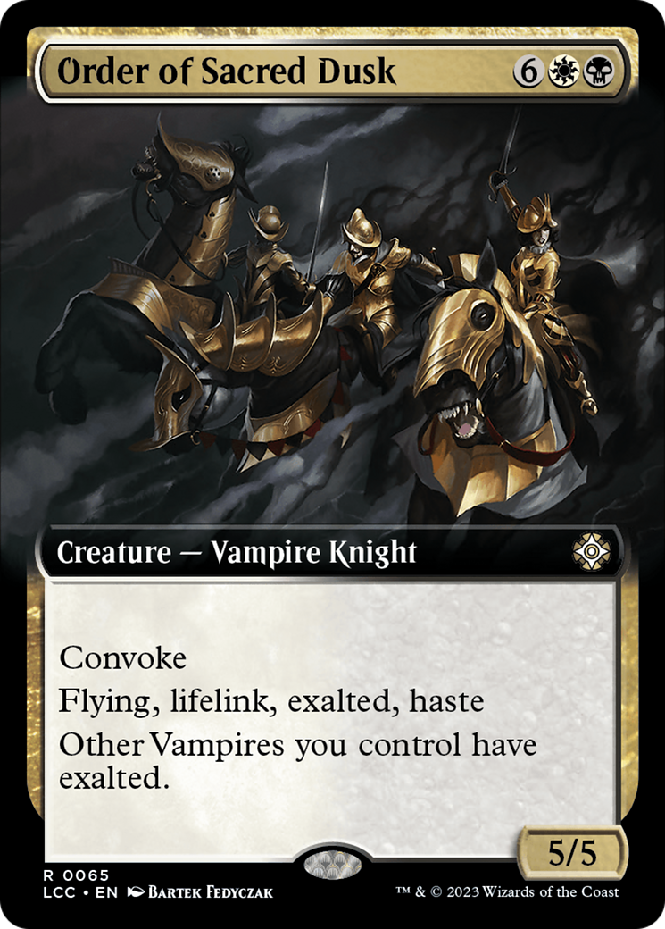 Order of Sacred Dusk (Extended Art) [The Lost Caverns of Ixalan Commander] | Tabernacle Games